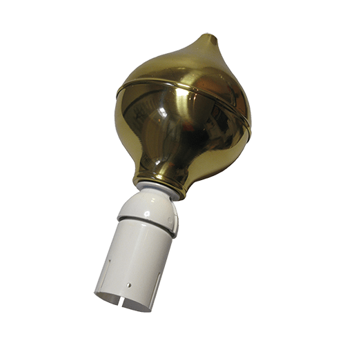 Toppkula Mässing/Aluminium