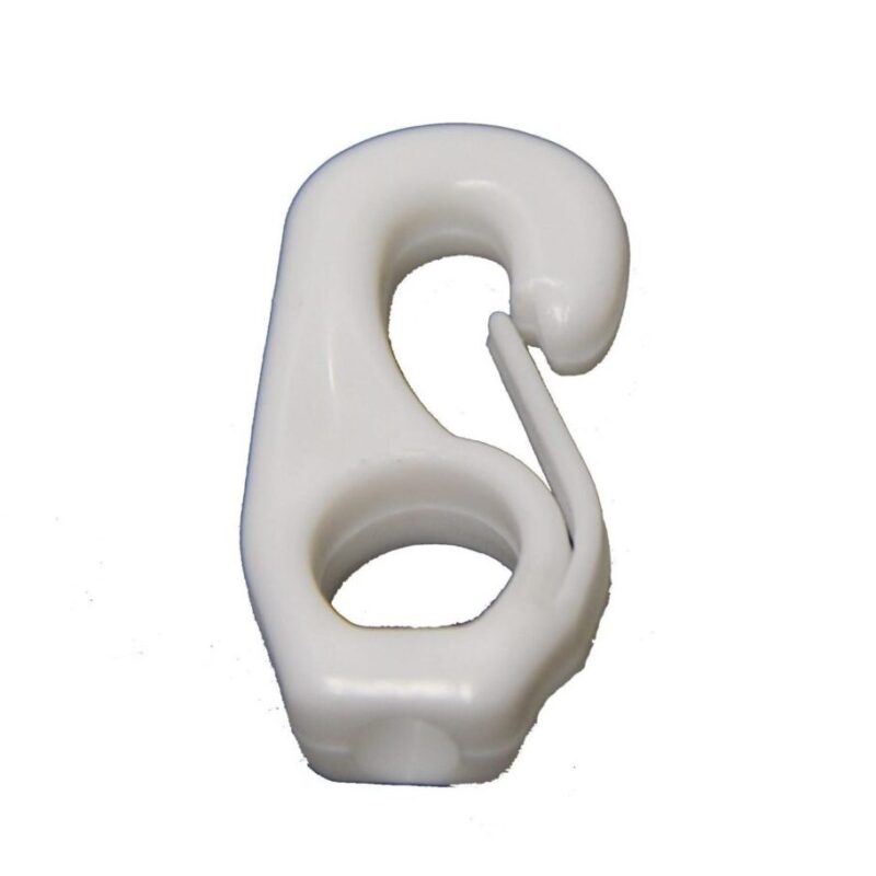 Karbinhake i plast med hål 1st/pkt