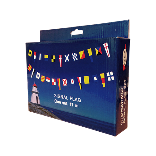 Flaggspel med signalflaggor