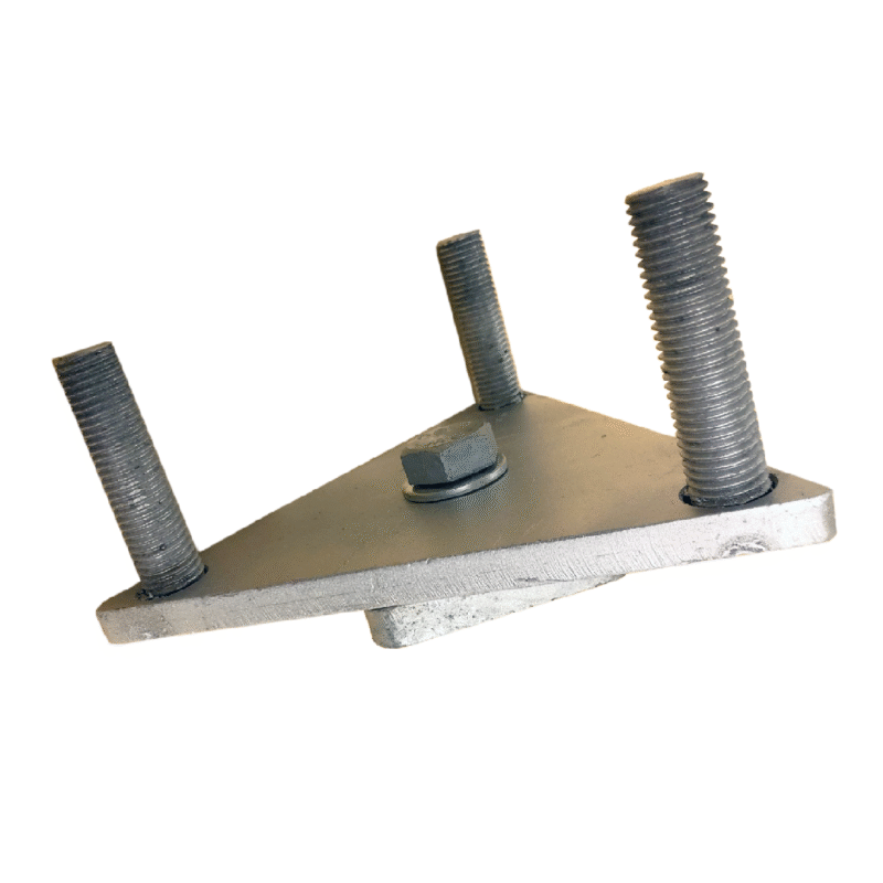 Container fäste för flaggstång upp till 9m hög