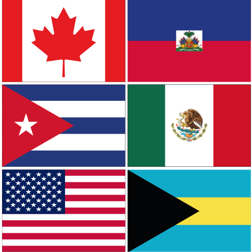 nationsflaggor-i-nordamerika